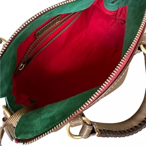 Dooney & Bourke Leather Satchel - Picture 5 of 10